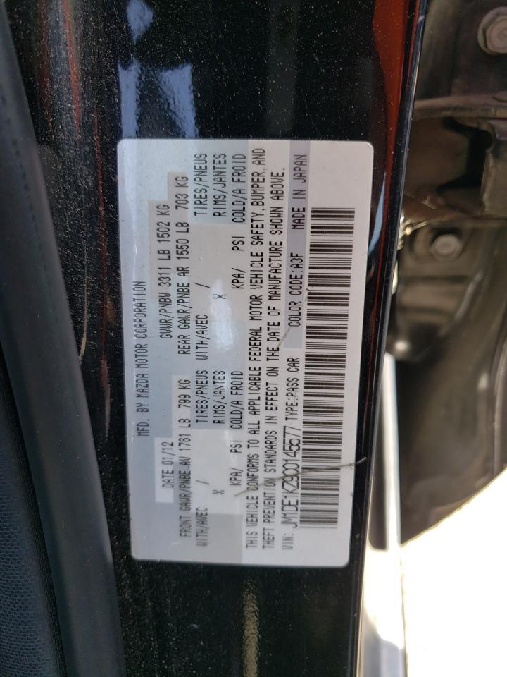 JM1DE1KZ9C0145577 2012 Mazda Mazda2