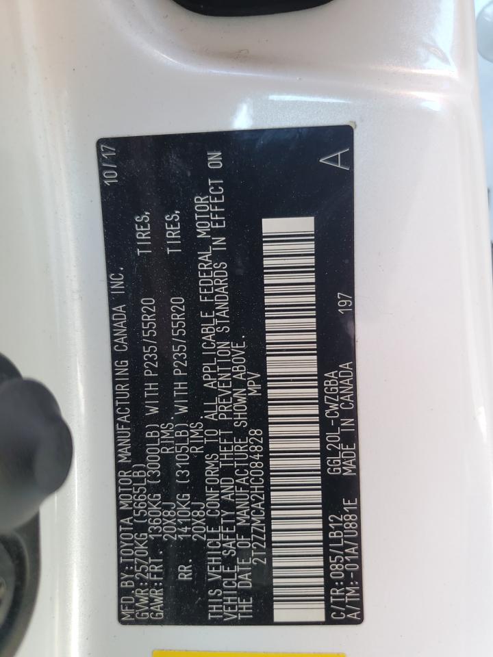 2T2ZZMCA2HC084828 2017 Lexus Rx 350 Base