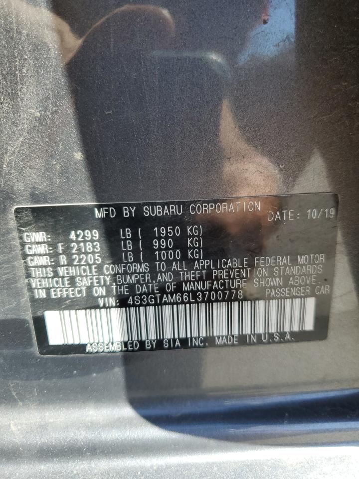 4S3GTAM66L3700778 2020 Subaru Impreza Sport