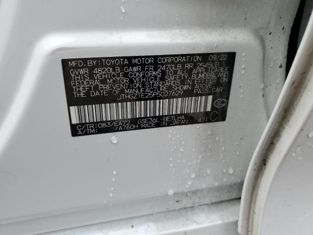 2023 Lexus Is 350 F-Sport VIN: JTHGZ1E25P5027629 Lot: 57110834