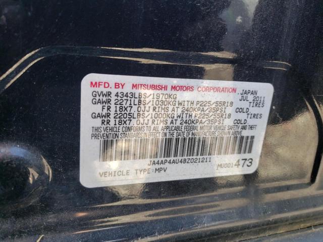 2011 Mitsubishi Outlander Sport Se VIN: JA4AP4AU4BZ021211 Lot: 60207404