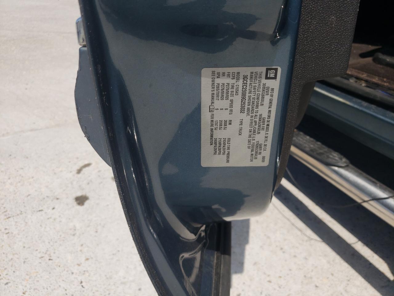 3GCEC23089G253032 2009 Chevrolet Silverado C1500 Lt