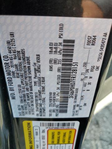 2015 Ford Fusion Se VIN: 3FA6P0HD7FR128151 Lot: 58582244