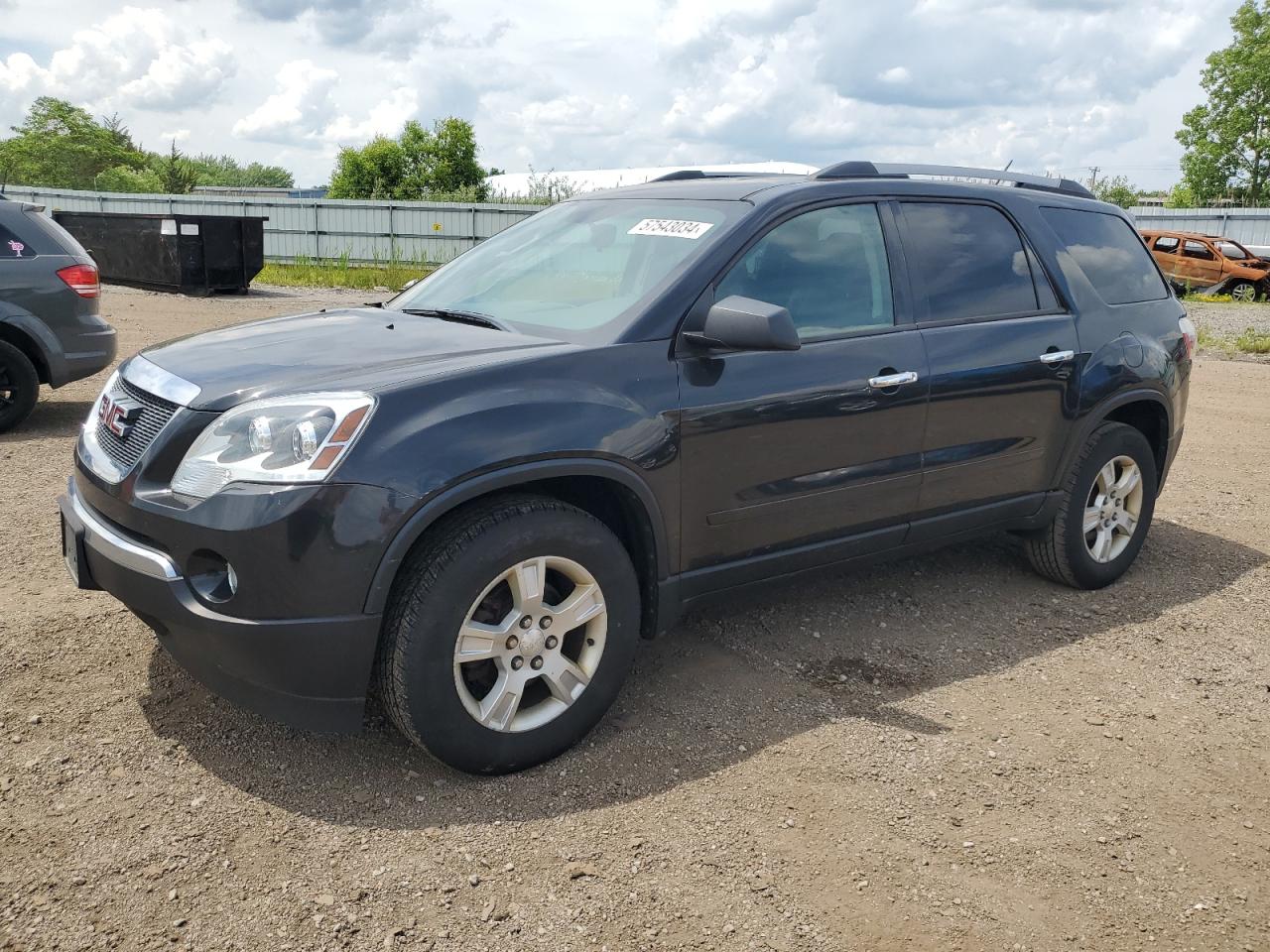 2012 GMC Acadia Sle vin: 1GKKRNED0CJ259503