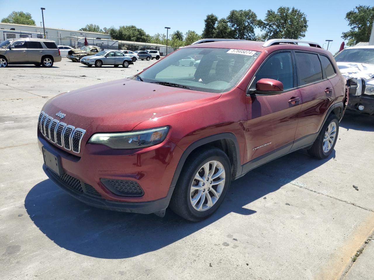 1C4PJLCB0LD556753 2020 Jeep Cherokee Latitude