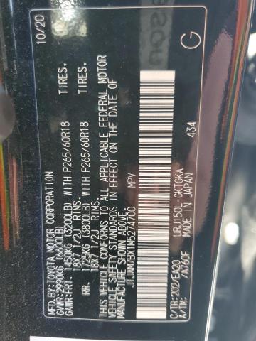 2021 Lexus Gx 460 Premium VIN: JCJAM7BX1M5274700 Lot: 57668554