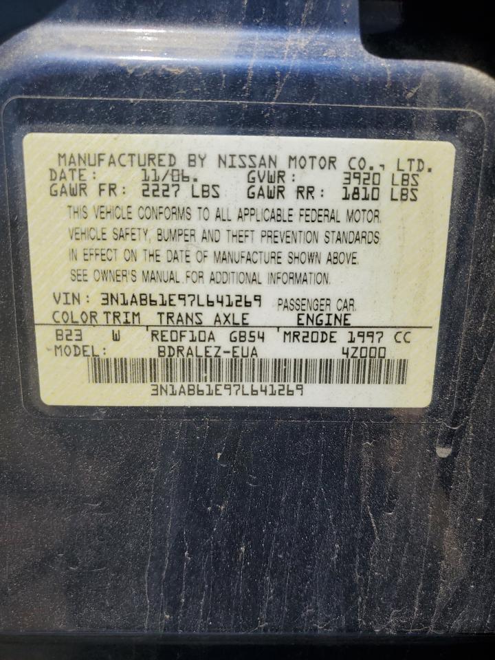 3N1AB61E97L641269 2007 Nissan Sentra 2.0