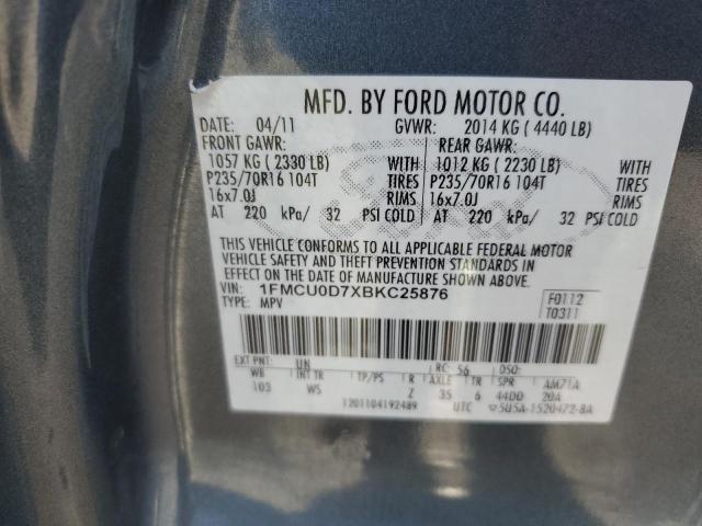 1FMCU0D7XBKC25876 2011 Ford Escape Xlt