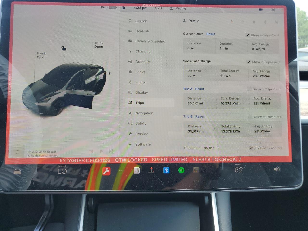 5YJYGDEE3LF034126 2020 Tesla Model Y