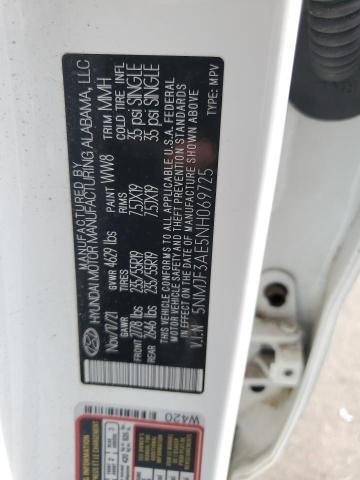 2022 Hyundai Tucson Sel VIN: 5NMJF3AE5NH069725 Lot: 57867754