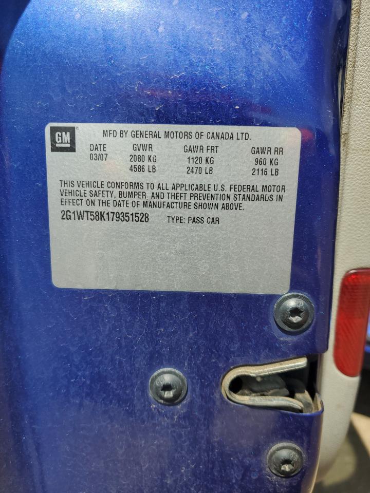 2G1WT58K179351528 2007 Chevrolet Impala Lt