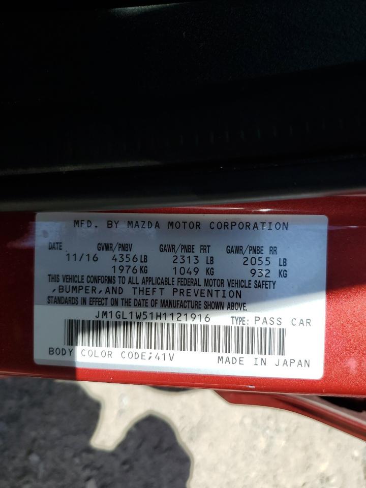 JM1GL1W51H1121916 2017 Mazda 6 Grand Touring