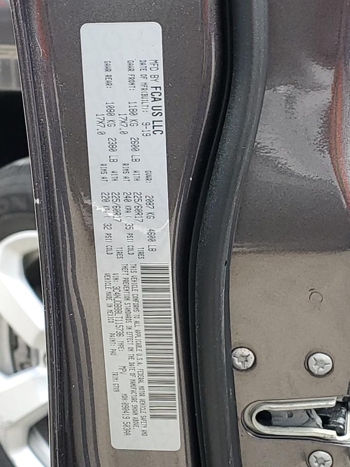 3C4NJDBB8LT115736 2020 Jeep Compass Latitude