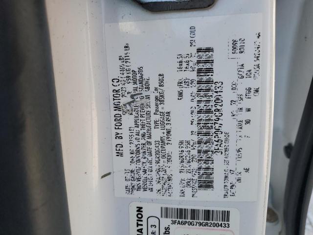 2016 FORD FUSION S - 3FA6P0G79GR200433