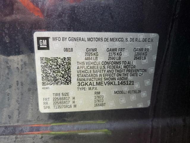 2019 GMC TERRAIN SL - 3GKALMEV9KL145121