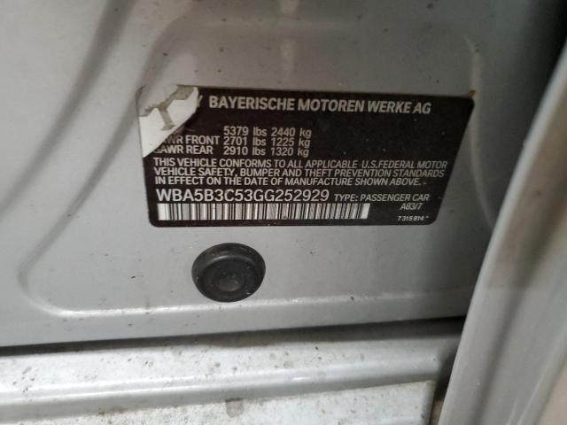 2016 BMW 535 XI - WBA5B3C53GG252929
