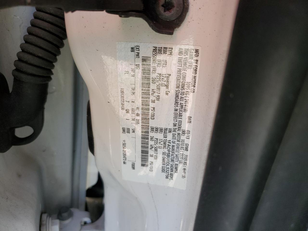 1FADP5BU0DL532756 2013 Ford C-Max Sel