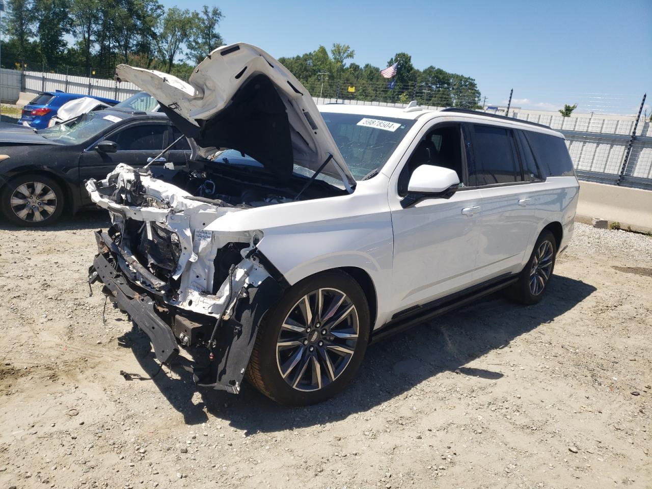 1GYS4PKL7NR239376 2022 Cadillac Escalade Esv Sport