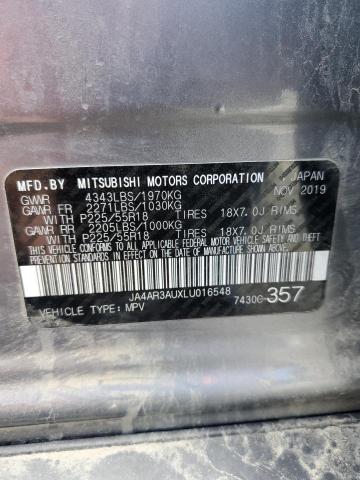 2020 Mitsubishi Outlander Sport Es VIN: JA4AR3AUXLU016548 Lot: 58198804