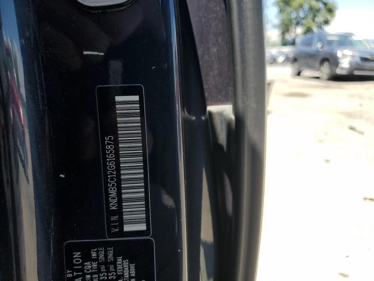 KNDMB5C12G6165875 2016 Kia Sedona Lx