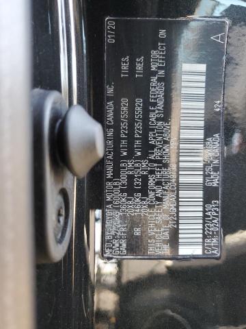 2020 Lexus Rx 450H VIN: 2T2JGMDAXLC049738 Lot: 58250174