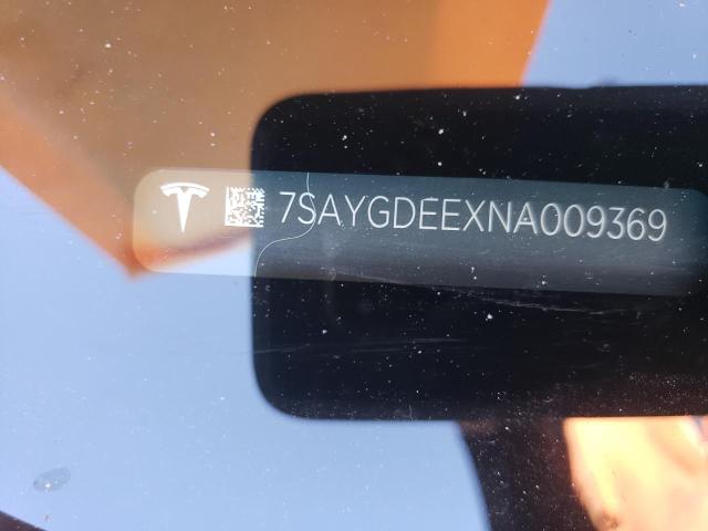 VIN 7SAYGDEEXNA009369 2022 Tesla MODEL Y no.13