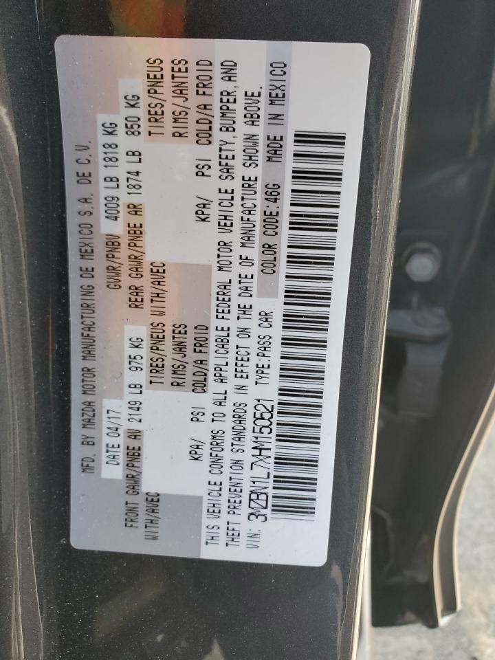 3MZBN1L7XHM150521 2017 Mazda 3 Touring