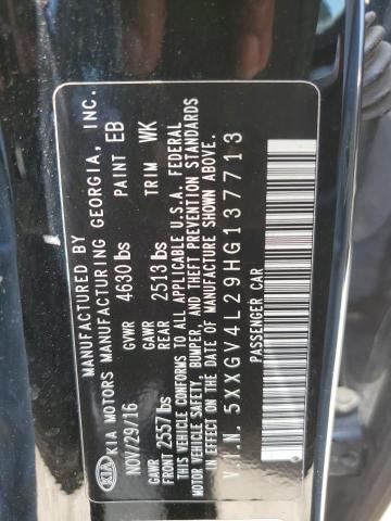 2017 Kia Optima Sxl VIN: 5XXGV4L29HG137713 Lot: 58082254