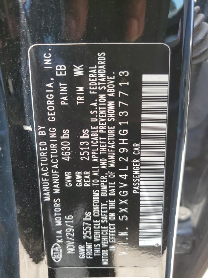 5XXGV4L29HG137713 2017 Kia Optima Sxl