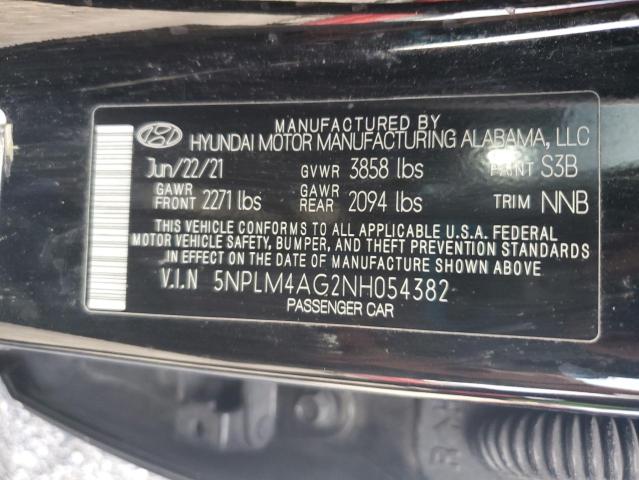 2022 Hyundai Elantra Sel VIN: 5NPLM4AG2NH054382 Lot: 59544824