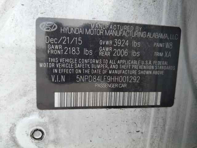 2017 HYUNDAI ELANTRA SE - 5NPD84LF9HH001292