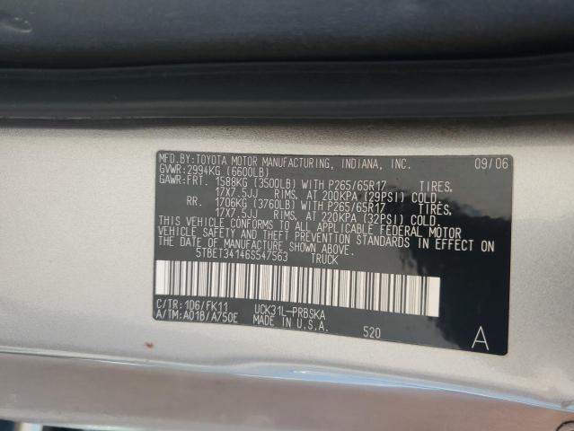 5TBET34146S547563 2006 Toyota Tundra Double Cab Sr5