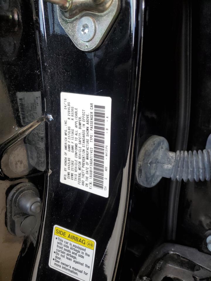 19UUB1F38GA011403 2016 Acura Tlx