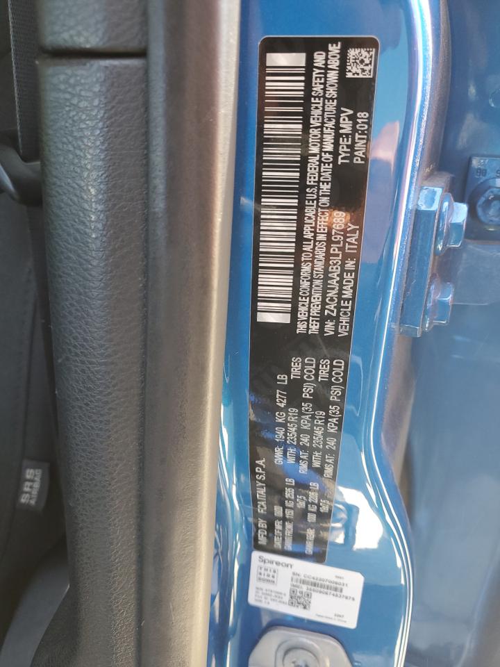 ZACNJAAB3LPL97689 2020 Jeep Renegade Sport