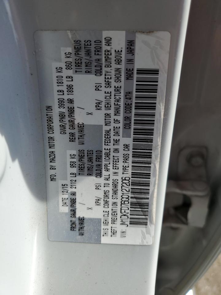 JM1DKFD76G0127206 2016 Mazda Cx-3 Grand Touring