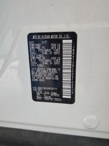 2017 NISSAN ARMADA PLA - JN8AY2NE0H9705714
