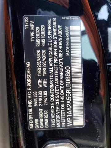 VIN WP1AA2A55RLB08860 2024 Porsche Macan, Base no.14