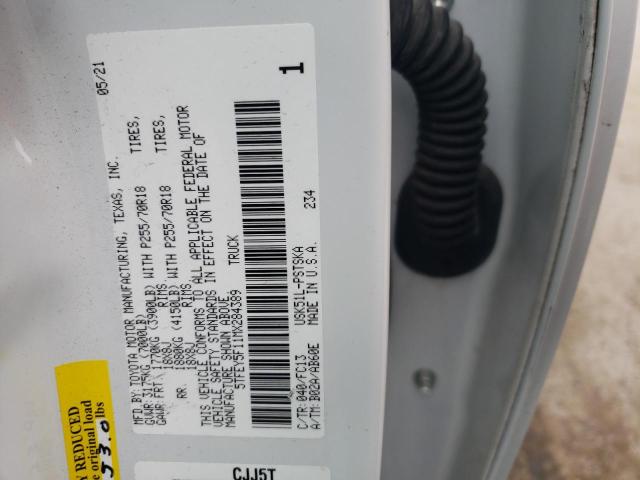 2021 Toyota Tundra Crewmax Sr5 VIN: 5TFEY5F11MX284389 Lot: 58475194