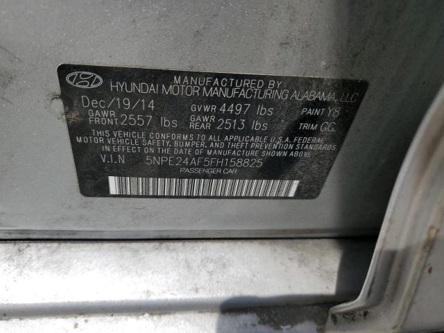 5NPE24AF5FH158825 2015 HYUNDAI SONATA - Image 12