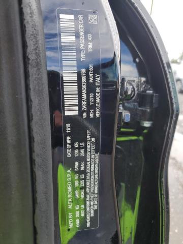 2019 Alfa Romeo Giulia VIN: ZARFAMAN3K7609768 Lot: 60318184