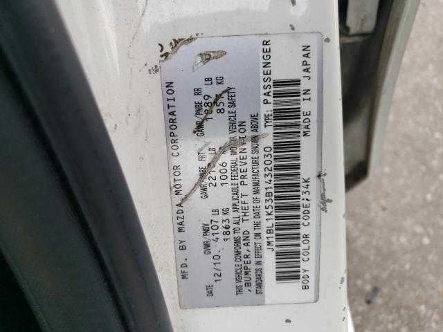 2011 Mazda 3 S VIN: JM1BL1K53B1432030 Lot: 60301624