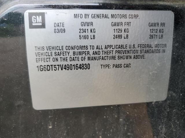 2009 Cadillac Cts Hi Feature V6 VIN: 1G6DT57V490164830 Lot: 59614264