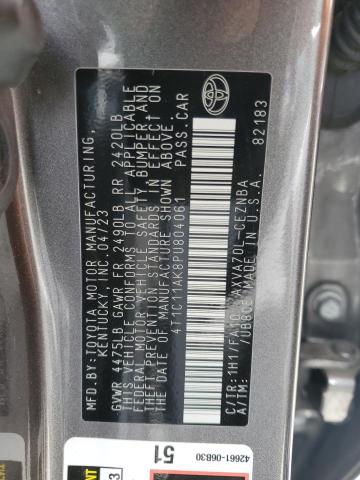 2023 TOYOTA CAMRY LE - 4T1C11AK8PU804061
