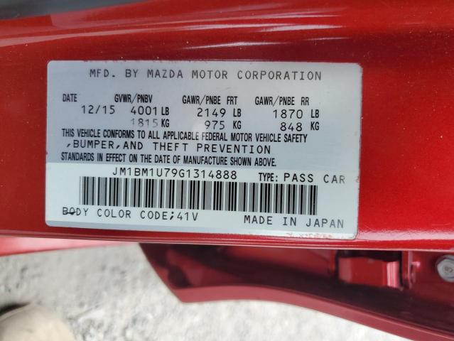 2016 Mazda 3 Sport VIN: JM1BM1U79G1314888 Lot: 60729314