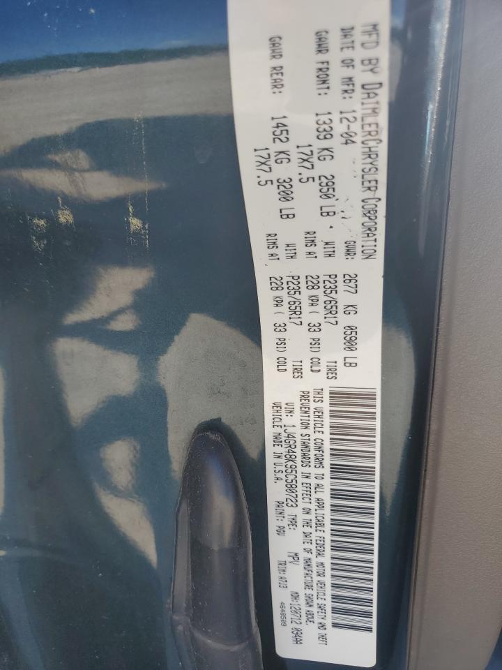 1J4GR48K95C580723 2005 Jeep Grand Cherokee Laredo