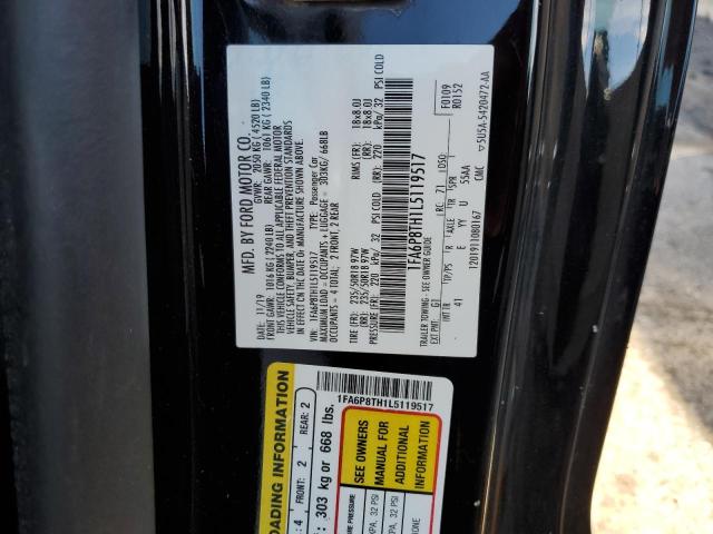 2020 Ford Mustang VIN: 1FA6P8TH1L5119517 Lot: 59949624