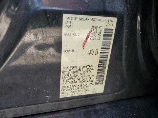 2015 NISSAN ALTIMA 2.5 - 1N4AL3AP7FN862478