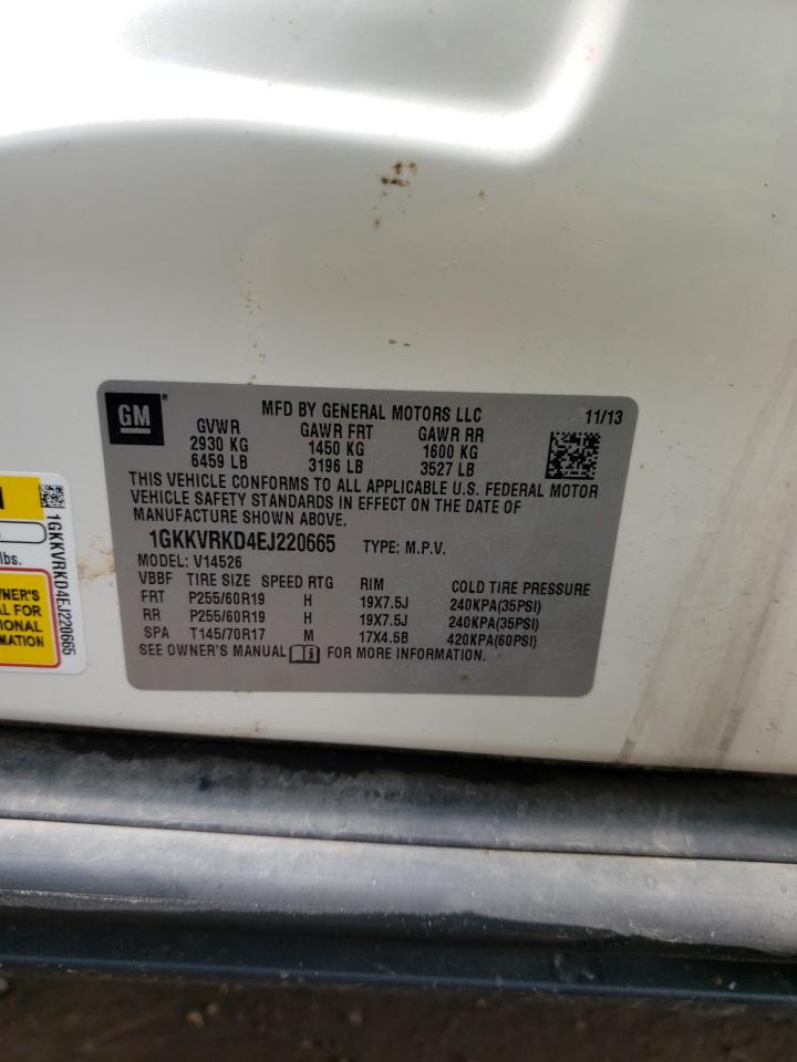 1GKKVRKD4EJ220665 2014 GMC Acadia Slt-1