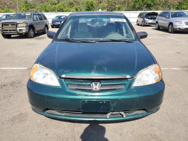 2001 Honda Civic Lx VIN: 1HGES16501L063206 Lot: 56758144