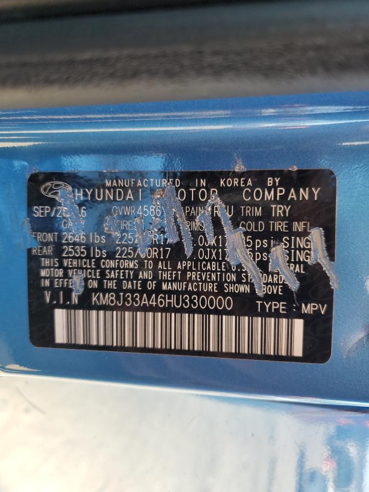 KM8J33A46HU330000 2017 Hyundai Tucson Limited